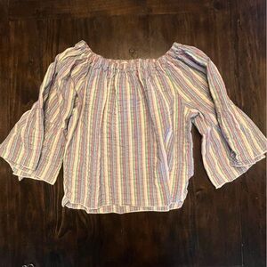 See By Chloe Pastel Striped Blouse
